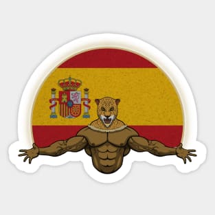 Cheetah Spain Sticker